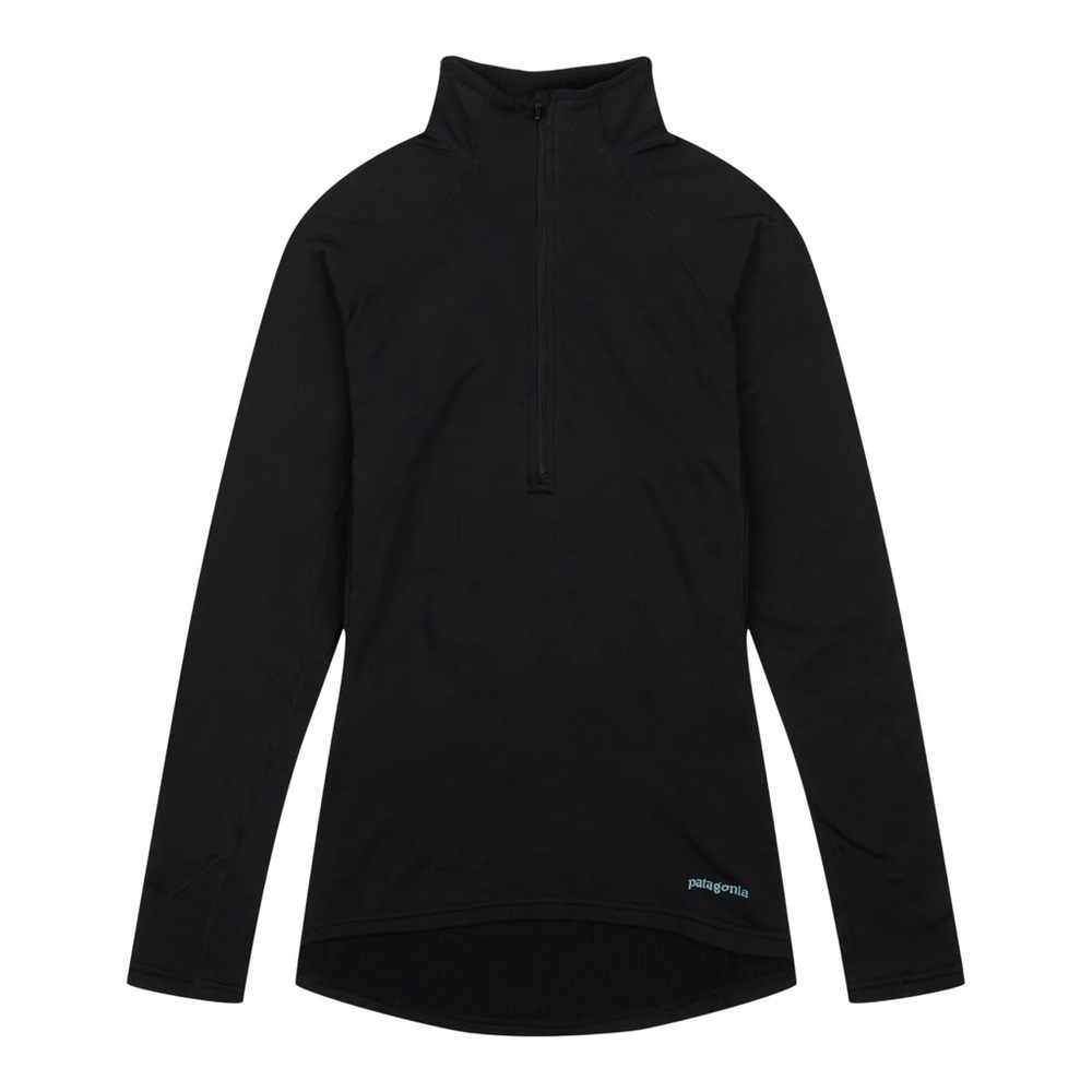 Patagonia Capilene 4 Thermal Weight Zip-Neck Pullover in Black - Small